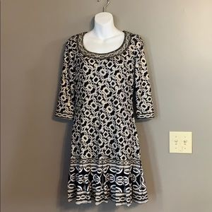 White House Black Market drop waist dress.